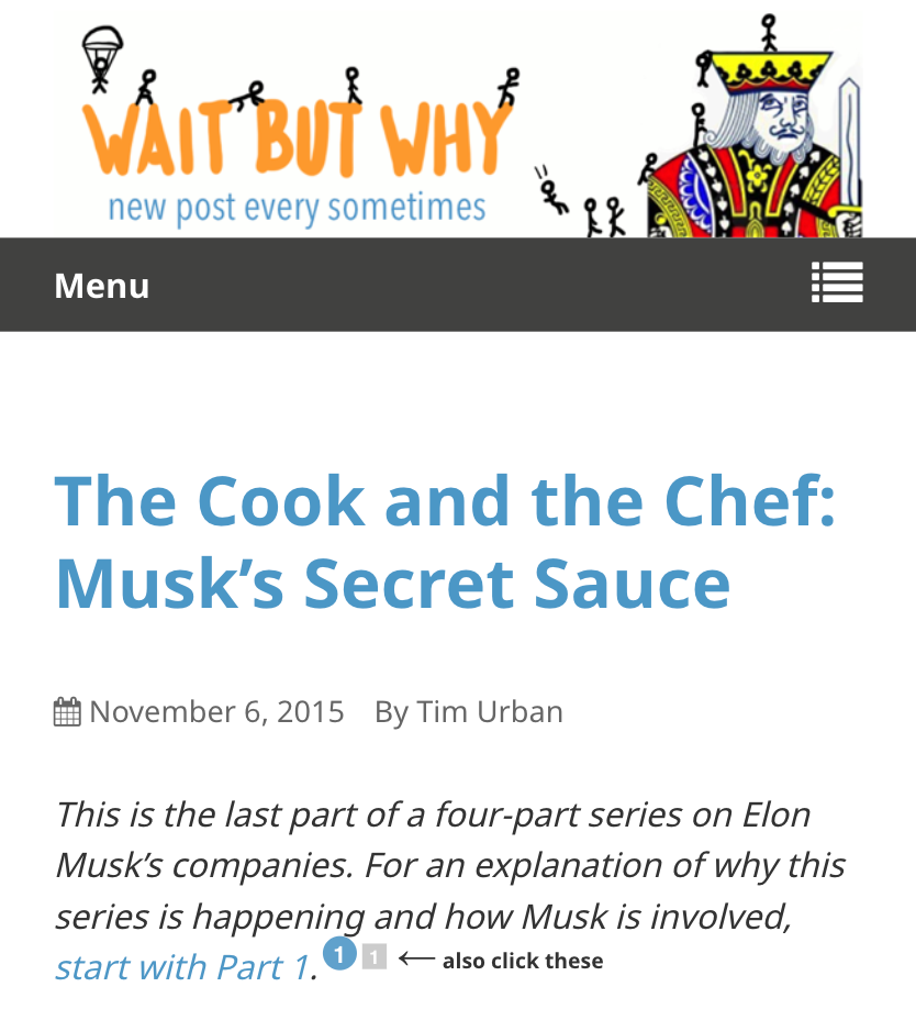 The Cook and the Chef：Musk's Secret Sauce